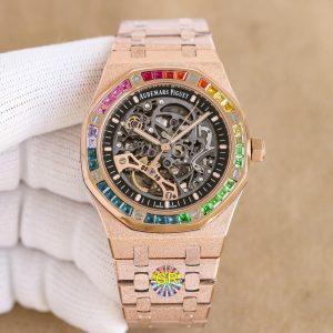 Audemars Piguet Royal Oak Skeleton Rainbow Super Clone, 41mm | Ref.15412OR.YG.1224OR.01