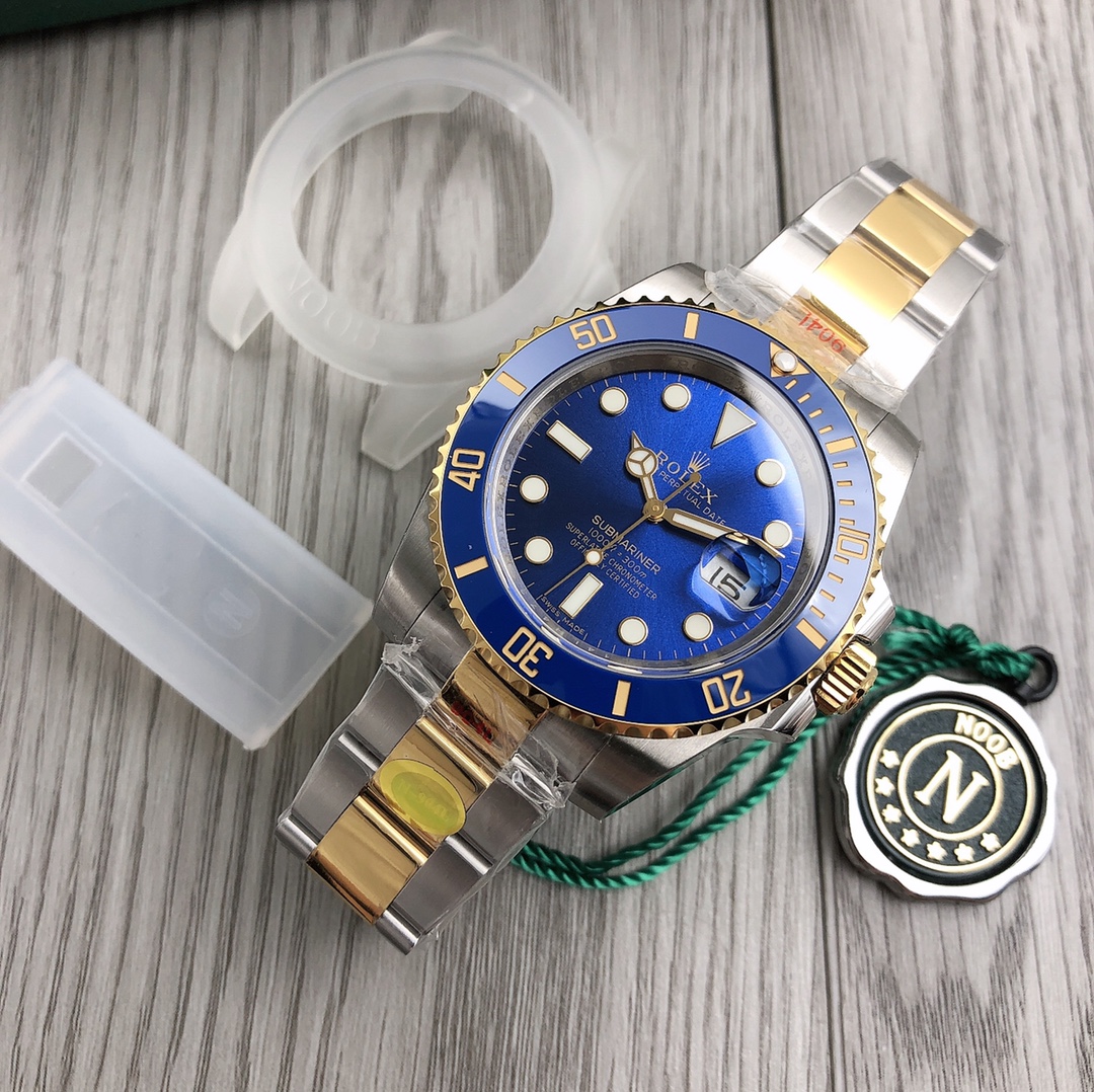 Rolex Submariner 116613LB Blue & Gold 2 tone Super Clone