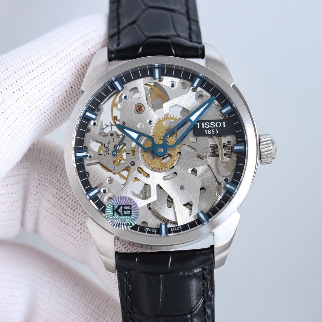 TISSOT Classic Skeleton Watch, 43mm