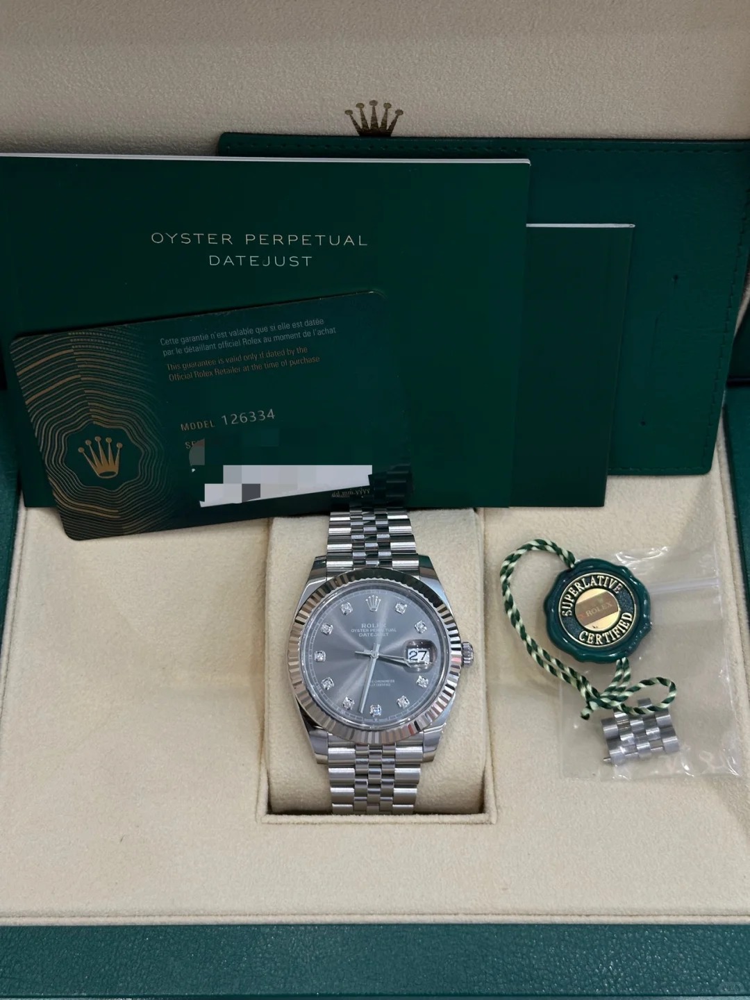 Rolex Logique series M126334-0006 watch