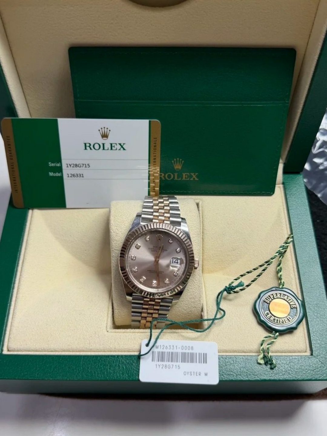 Rolex Day-Date series M126331-0004  watch