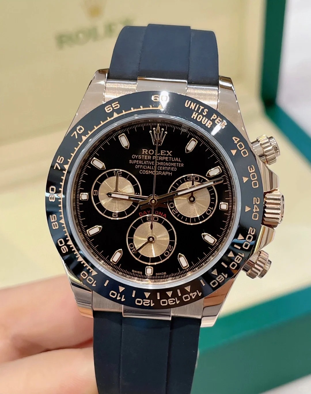 Rolex Cosmos Distinguished Chronograph Series M116515LN-0012 Watch