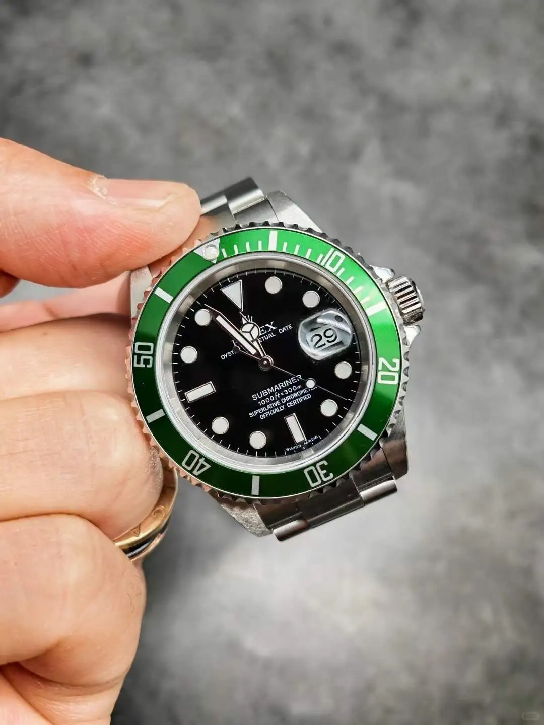 Rolex Submariner Series 116610LV-0002 – Green Dial (The First Generation Submariner with Green Dial) Watch