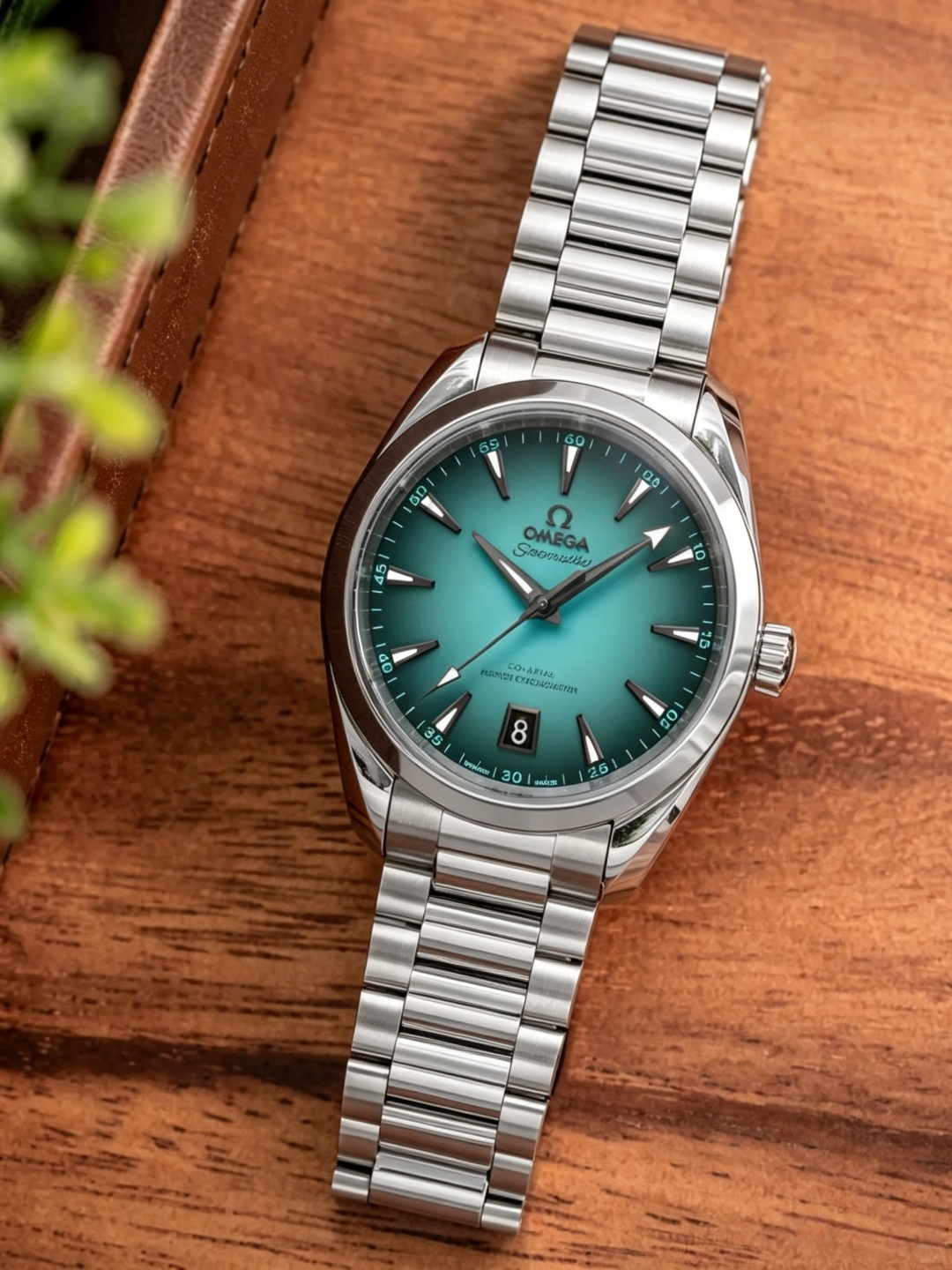 Omega Seamaster Series 220.10.41.21.03.006 Turquoise Watch