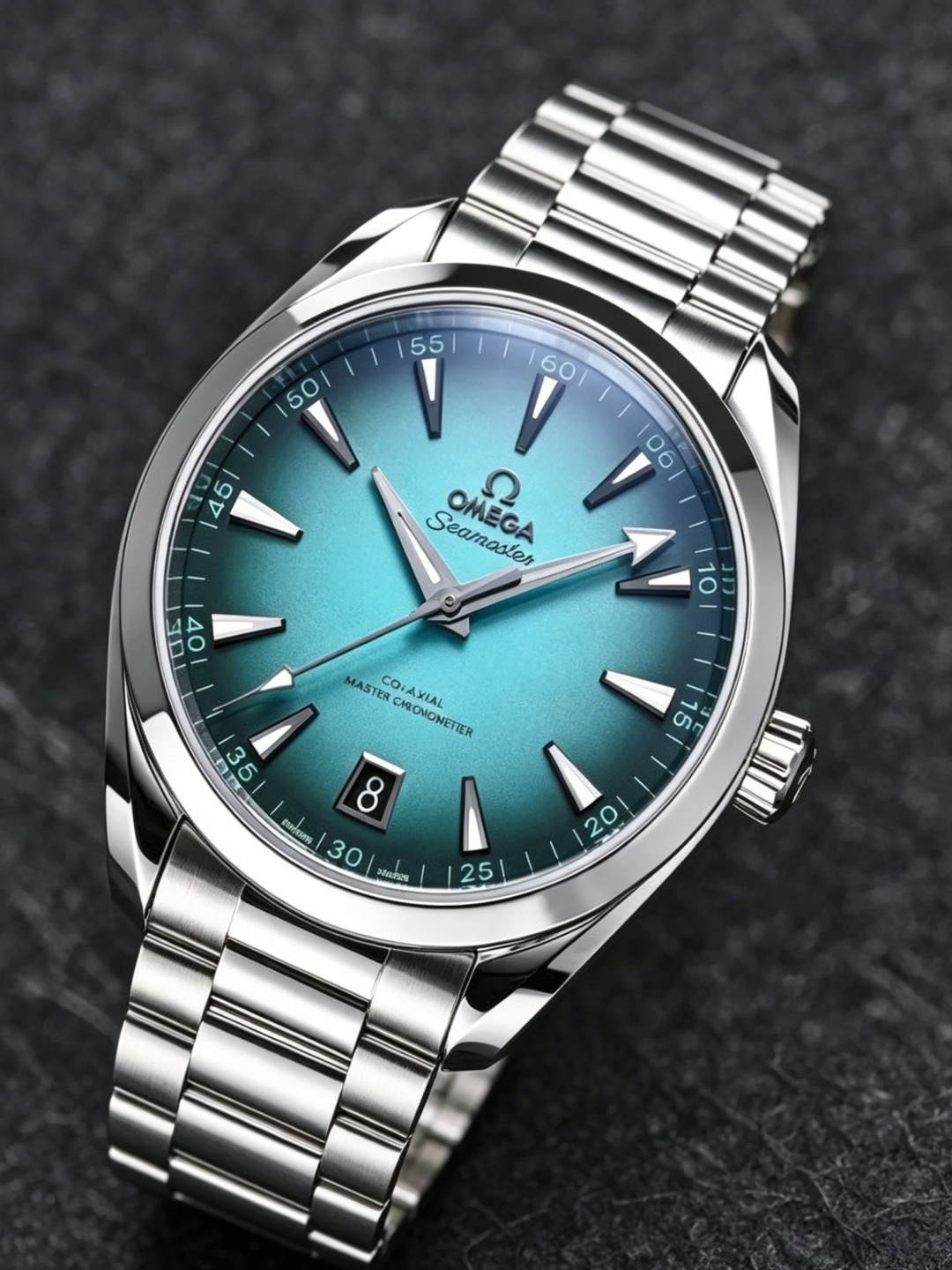 Omega Seamaster Series 220.10.41.21.03.006 Turquoise Watch
