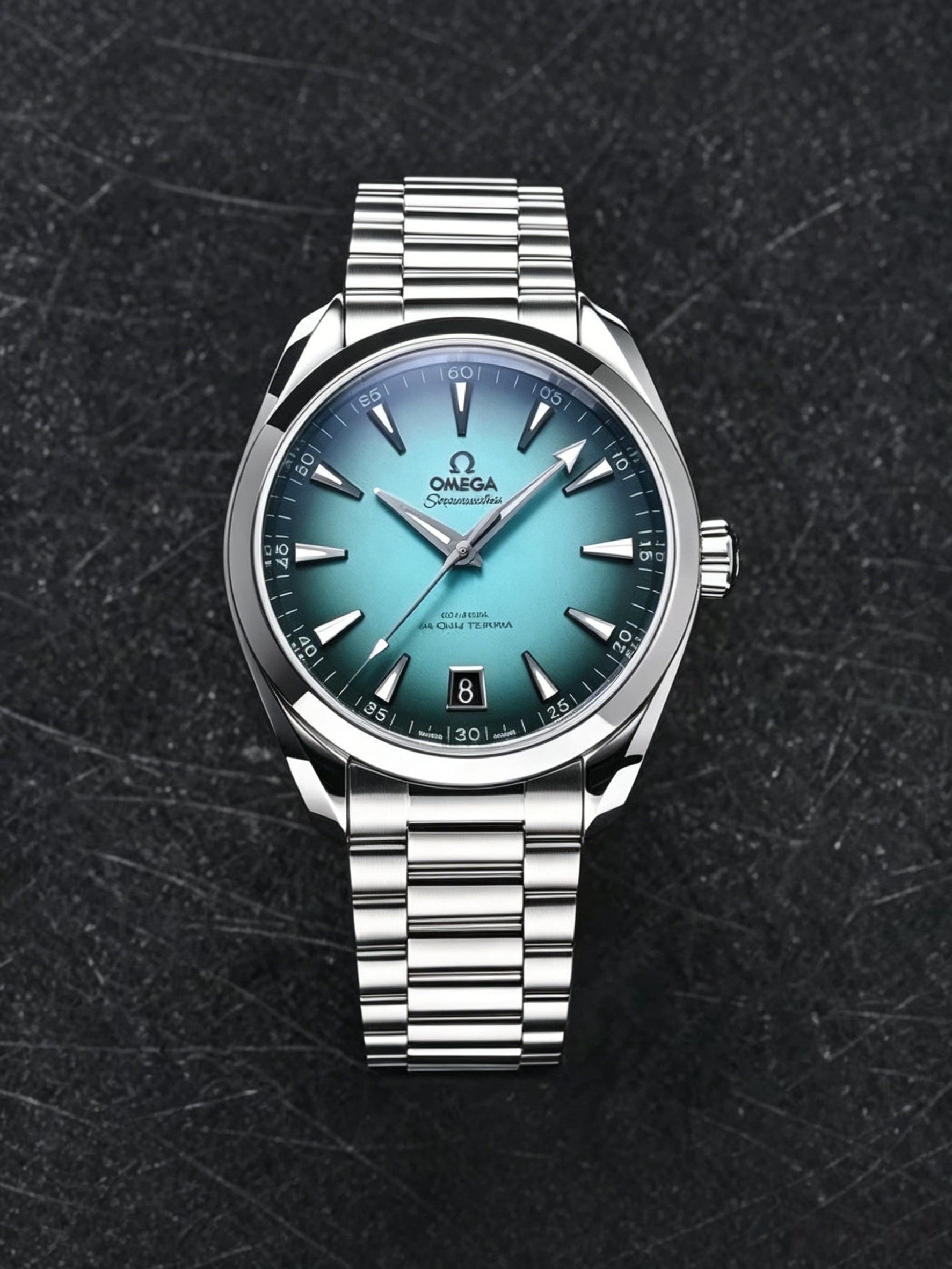 Omega Seamaster Series 220.10.41.21.03.006 Turquoise Watch