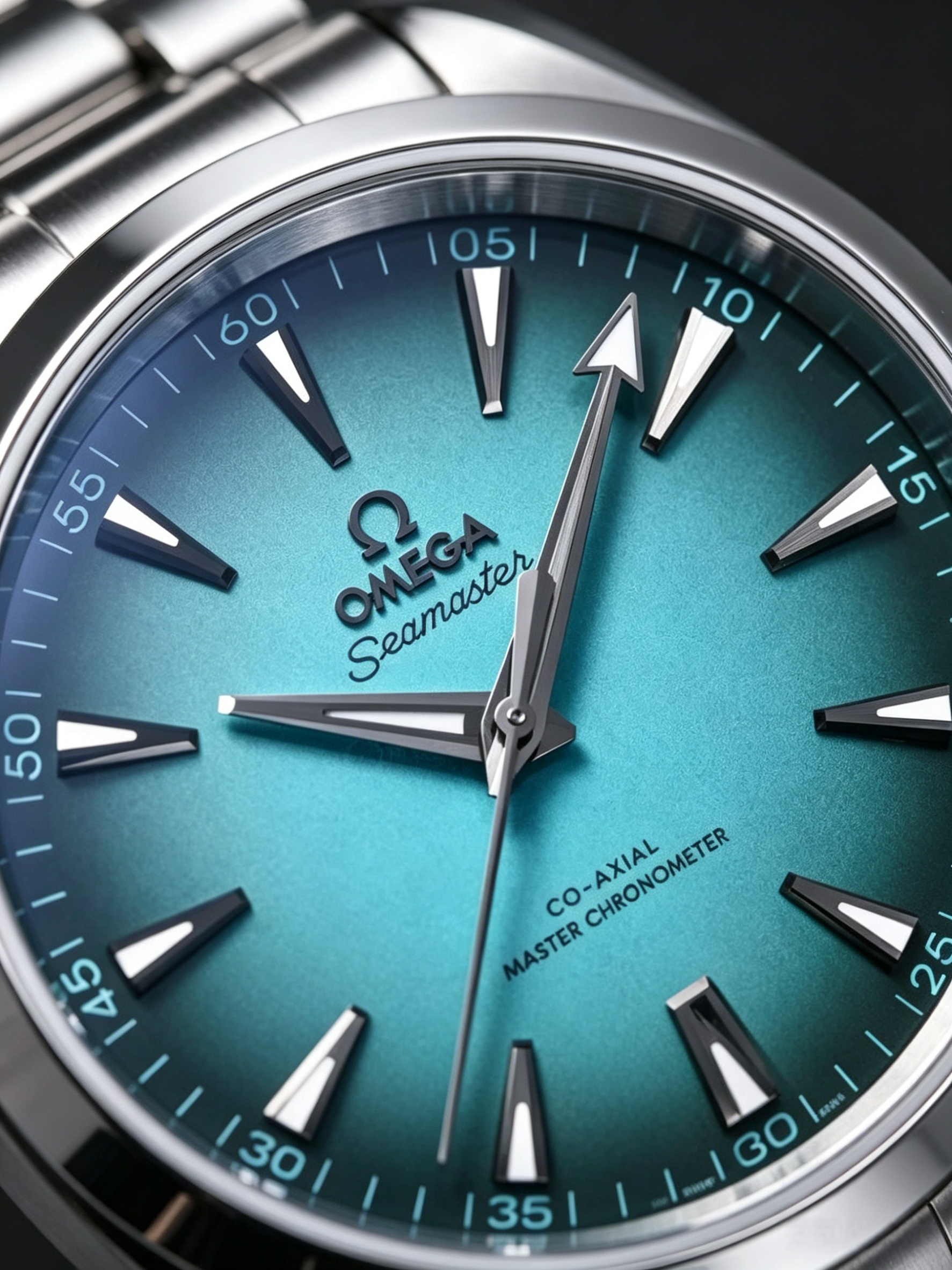 Omega Seamaster Series 220.10.41.21.03.006 Turquoise Watch