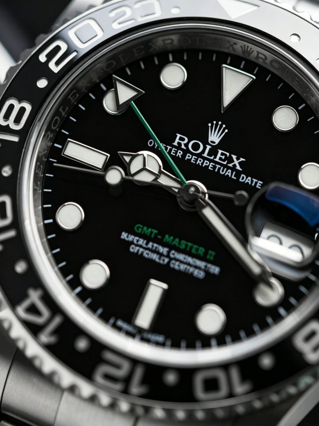 Rolex Greenwich II Series 116710LN-0001 Green Dial Watch