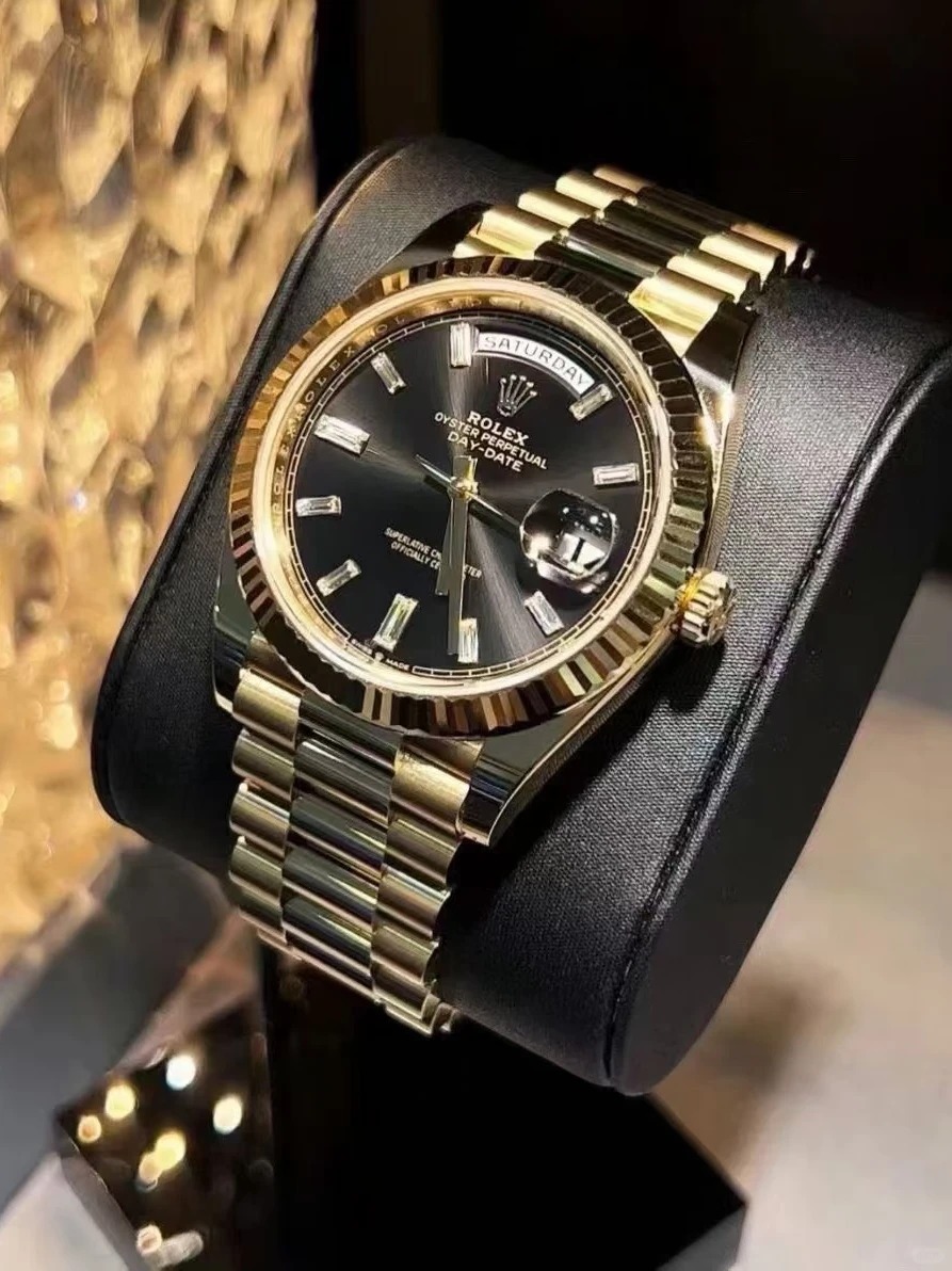 Rolex Sunday Calendar Series M228238-0004 Black Iced Sugar Watch