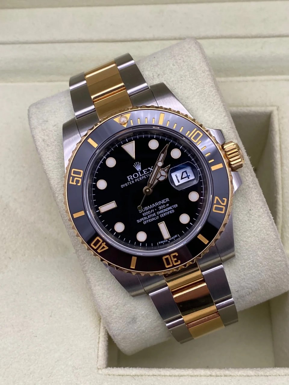 Rolex Oyster Perpetual 116613LN-0001 Black Dial