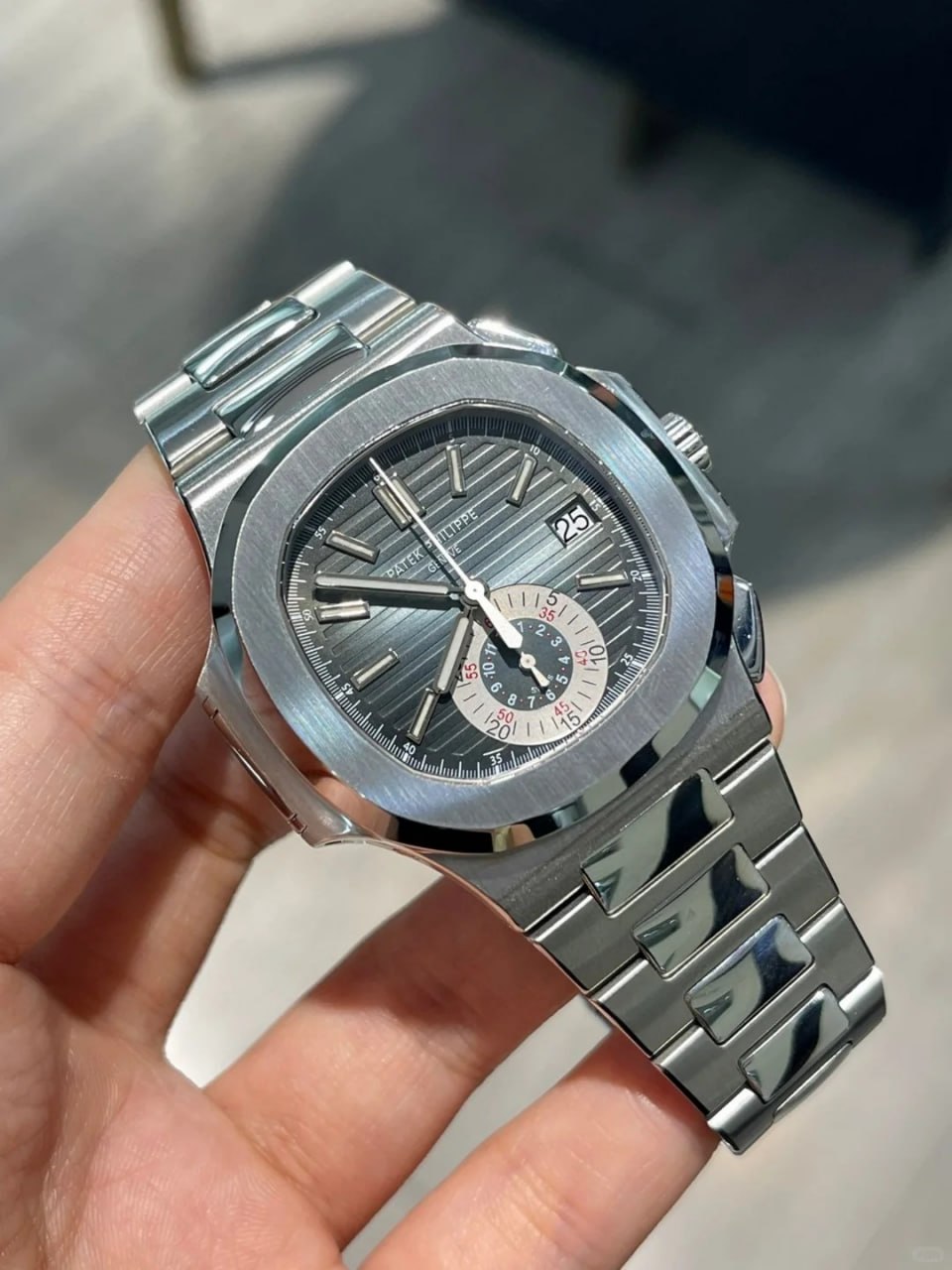 Patek Philippe Sport Elegant Series 5980/1A-001 Stainless Steel Narwhal Watch
