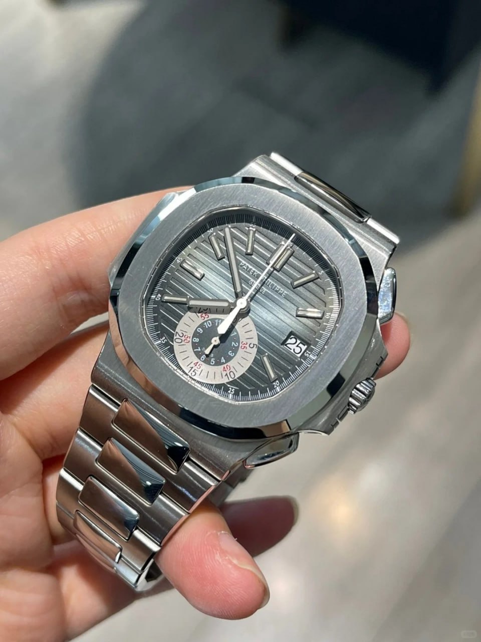Patek Philippe Sport Elegant Series 5980/1A-001 Stainless Steel Narwhal Watch