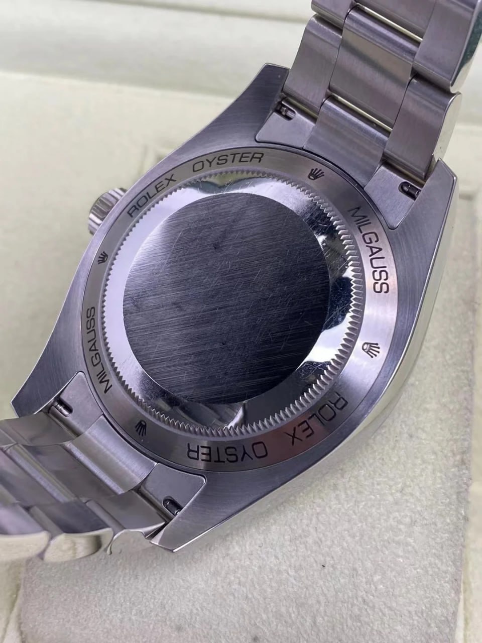 Rolex Gravé Series M116400GV-0001 Black Dial Watch