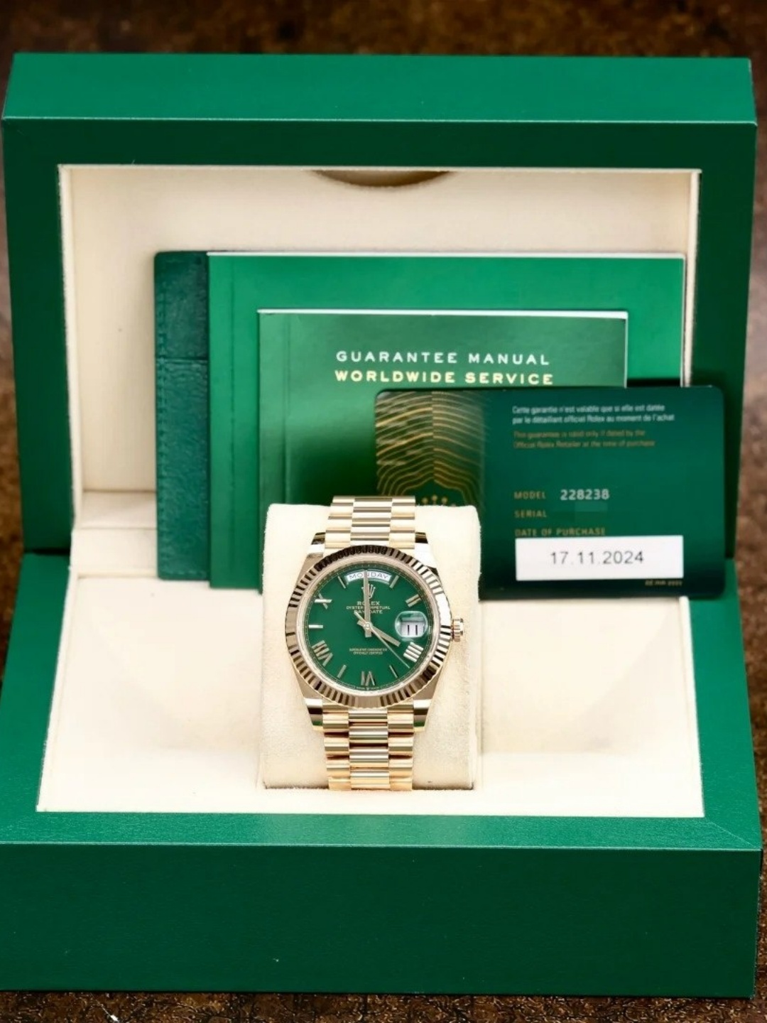 Rolex Day-Date series M228238-0061 watch