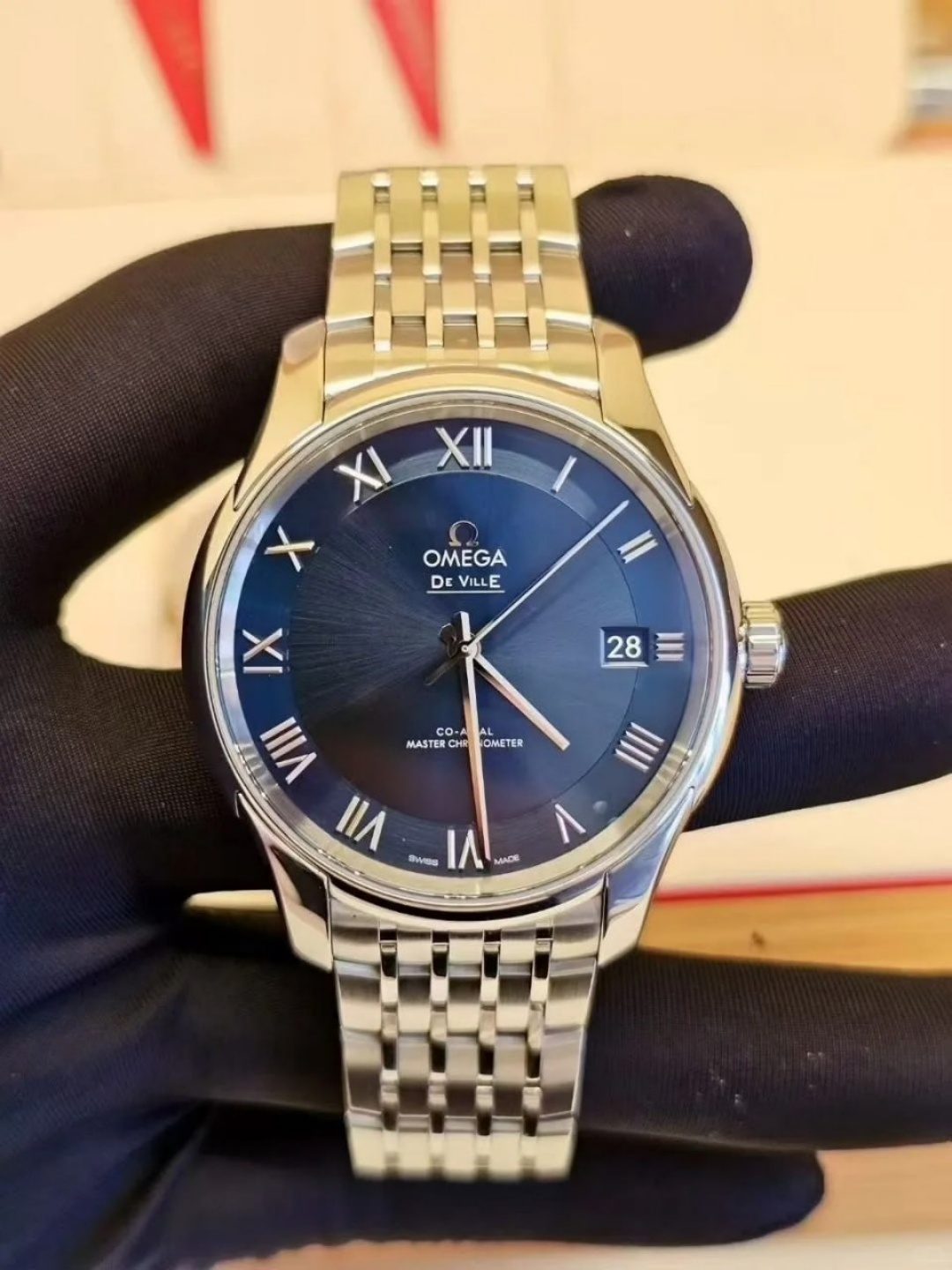 Omega De Ville 431.33.41.21.03.001 Bright Blue watch