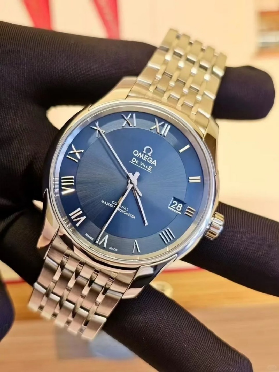 Omega De Ville 431.33.41.21.03.001 Bright Blue watch