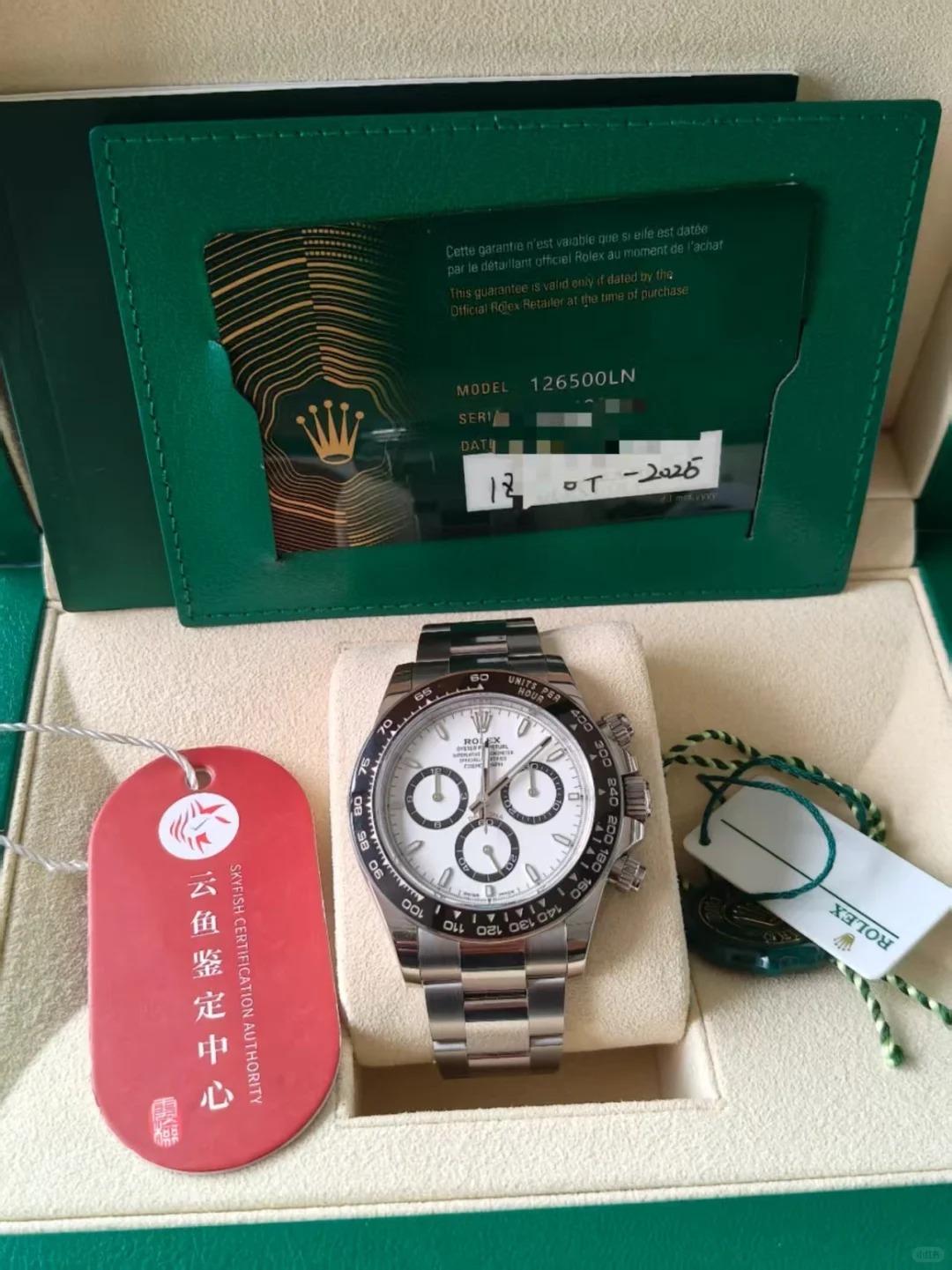 Rolex Cosmos Series Outstanding Chronograph Watch  m126500LN-0001