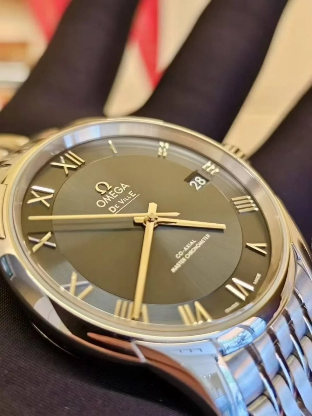 Omega De Ville 431.33.41.21.03.001 Bright Blue watch