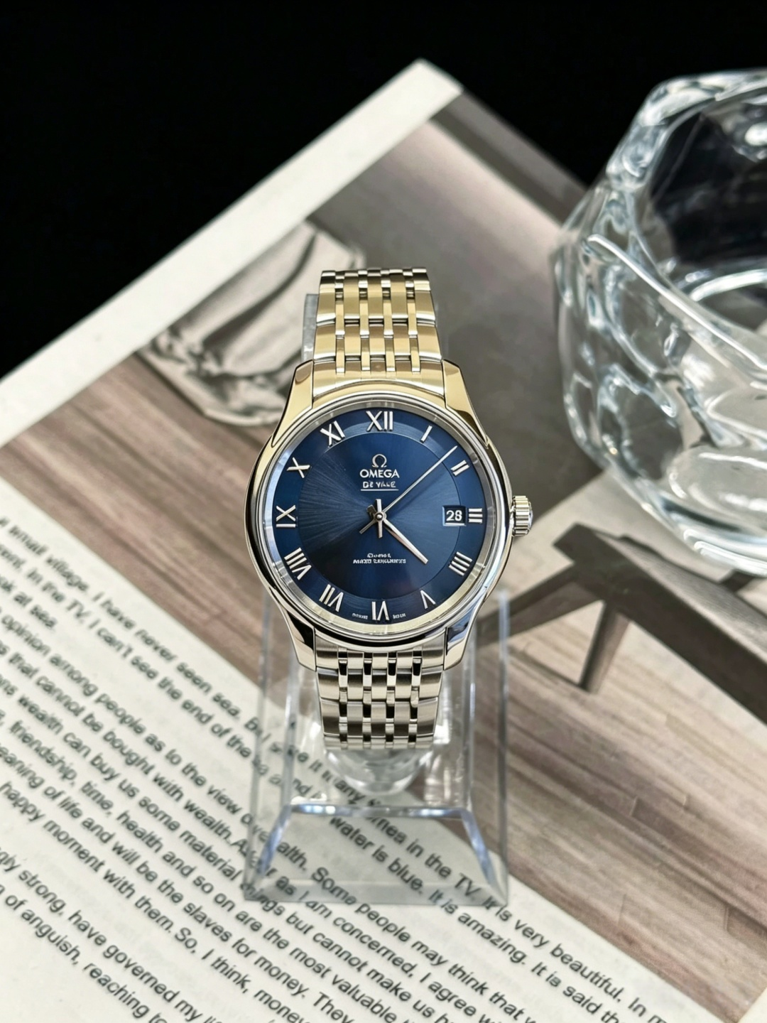 Omega De Ville 431.33.41.21.03.001 Bright Blue watch
