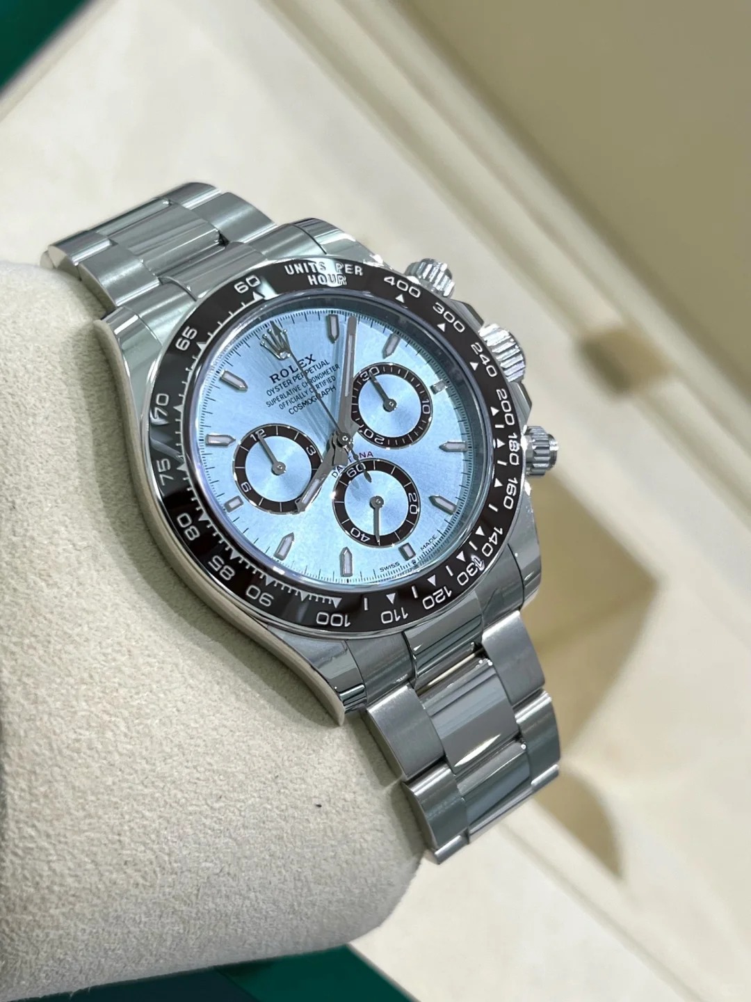 Rolex Cosmos Distinguished Chronograph Series M126506-0002 (Ice Blue Distinguished Chronograph ) Watch
