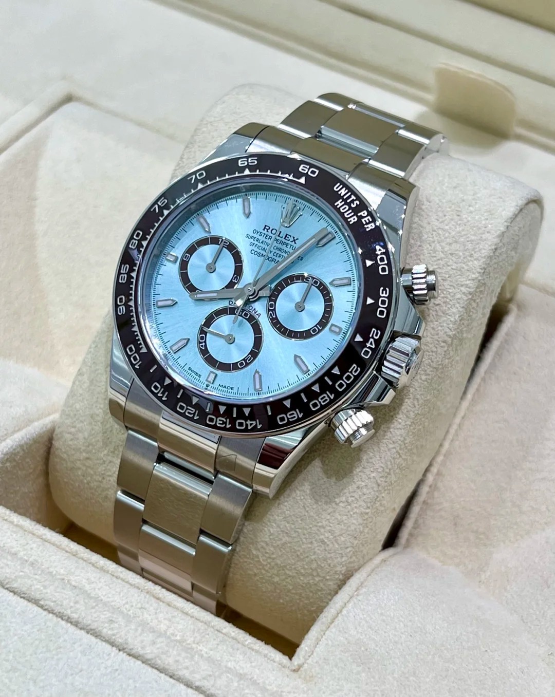 Rolex Cosmos Distinguished Chronograph Series M126506-0002 (Ice Blue Distinguished Chronograph ) Watch
