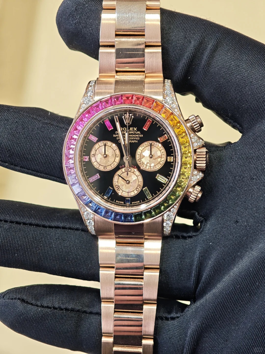 Rolex Cosmos Distinguished Chronograph Series M126595TBR-  Watch