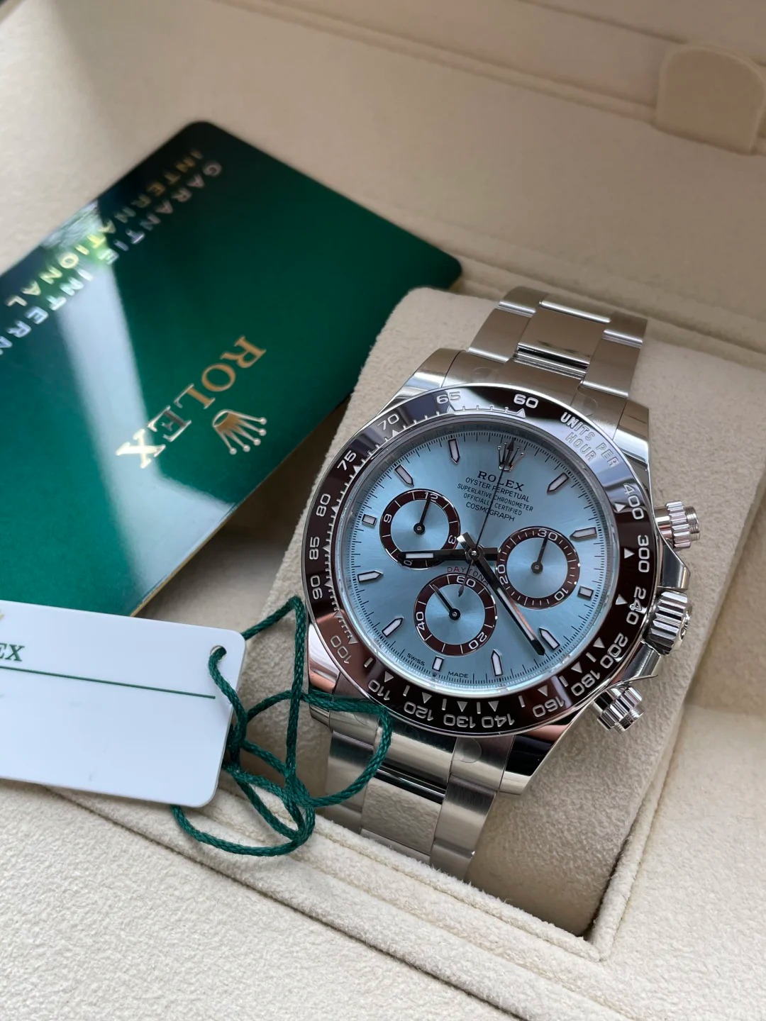 Rolex Cosmos Distinguished Chronograph Series M126506-0002 (Ice Blue Distinguished Chronograph ) Watch