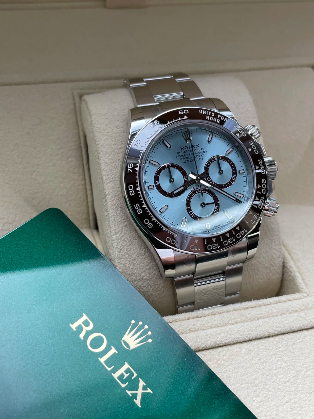 Rolex Cosmos Distinguished Chronograph Series M126506-0002 (Ice Blue Distinguished Chronograph ) Watch